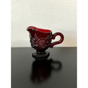 Avon 1876 Cape Cod Ruby Red Creamer Cup